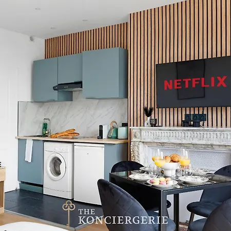 Apartmán D'architecte Avec Cheminee - Design -4 Personnes Paříž
