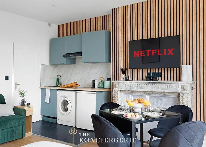 Apartmán D'architecte Avec Cheminee - Design -4 Personnes Paříž